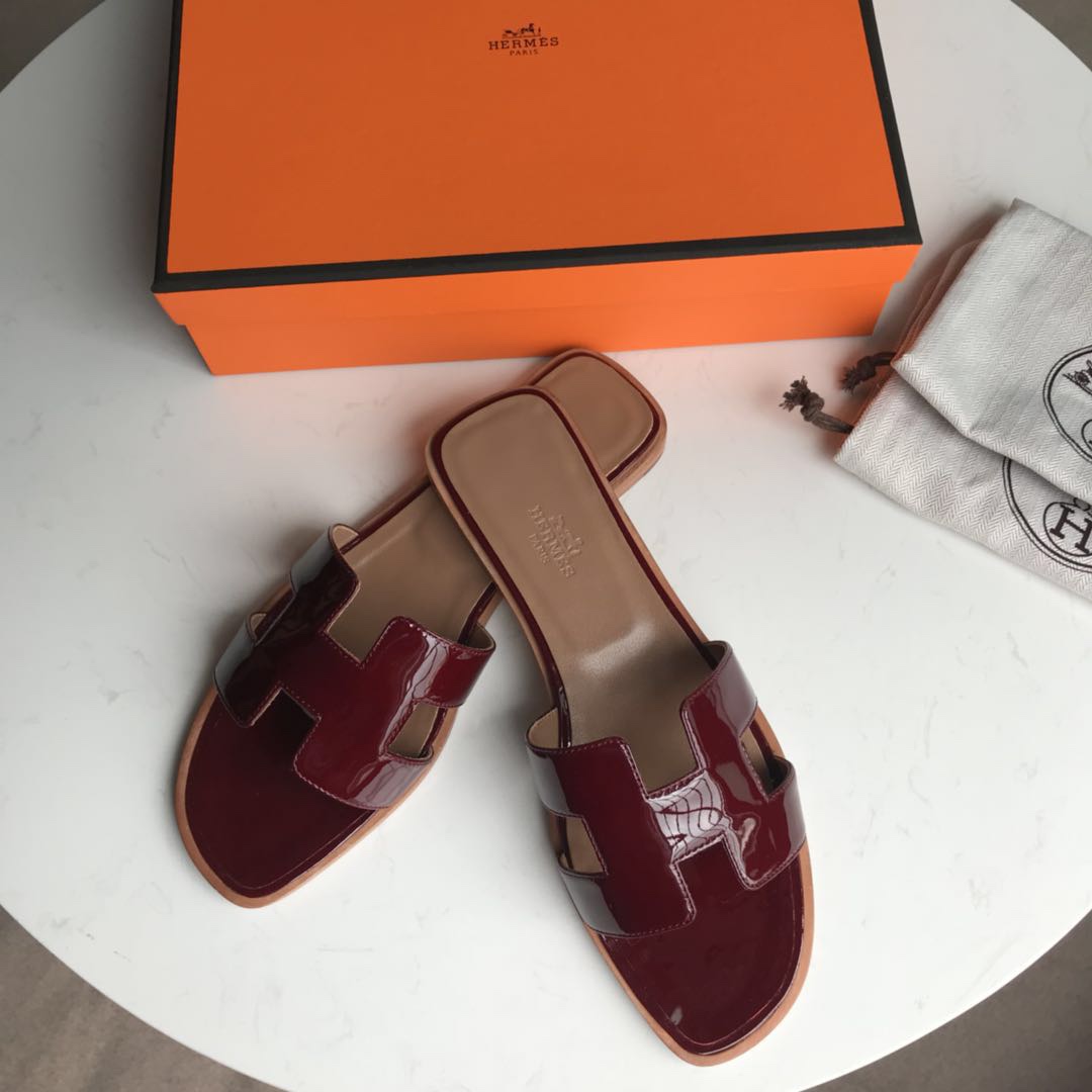 에르메스 올수공 오란 슬리퍼 샌들 페이던트 12